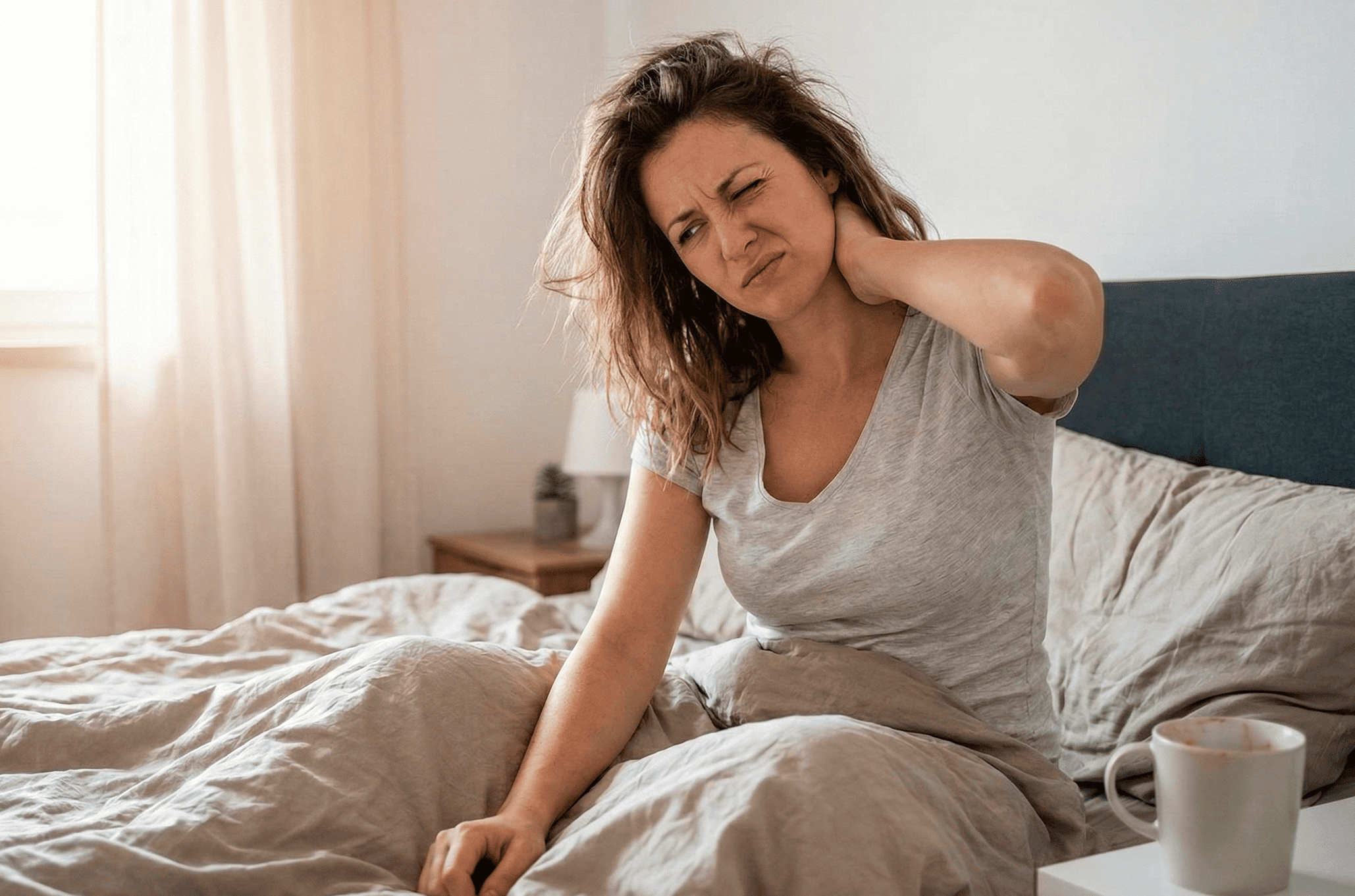 Dor cervical ao acordar? Entenda como a terapia magnética pode aliviar a tensão no pescoço